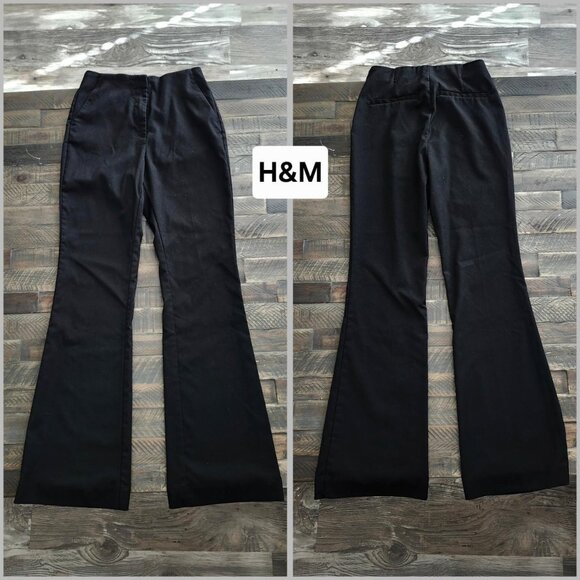 Black H&M women's dress pants size 4 - Picture 1 of 7